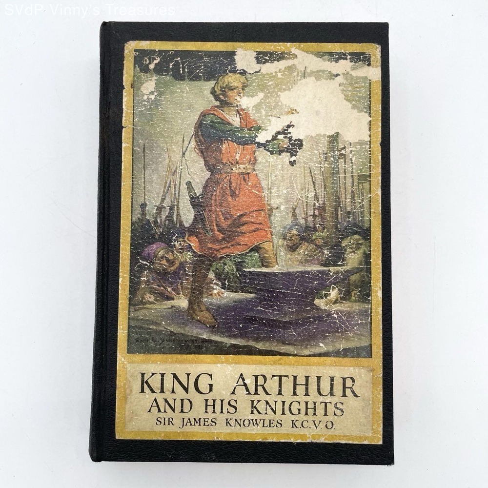 Antique King Arthur&His Knights Sir JamesKnowles Louis Rhead Illustrated HC 1924